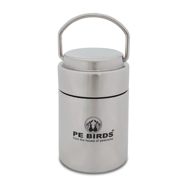 PEBIRDS Flow Insulated Food Jar, Sambar jar | Steel lid soup flask