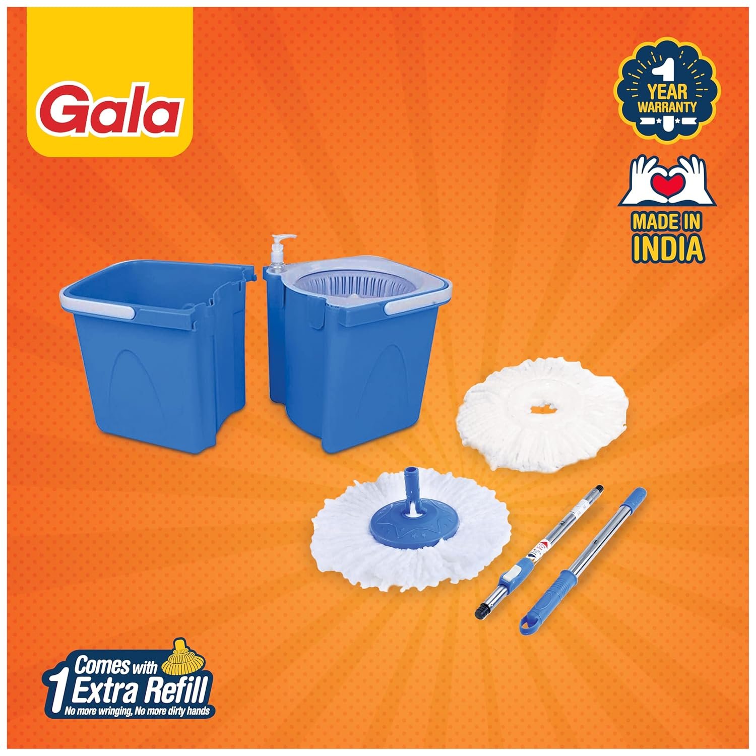 Gala Twin Bucket Spin Mop
