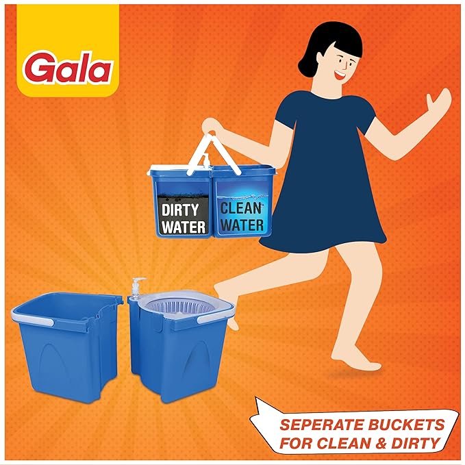 Gala Twin Bucket Spin Mop