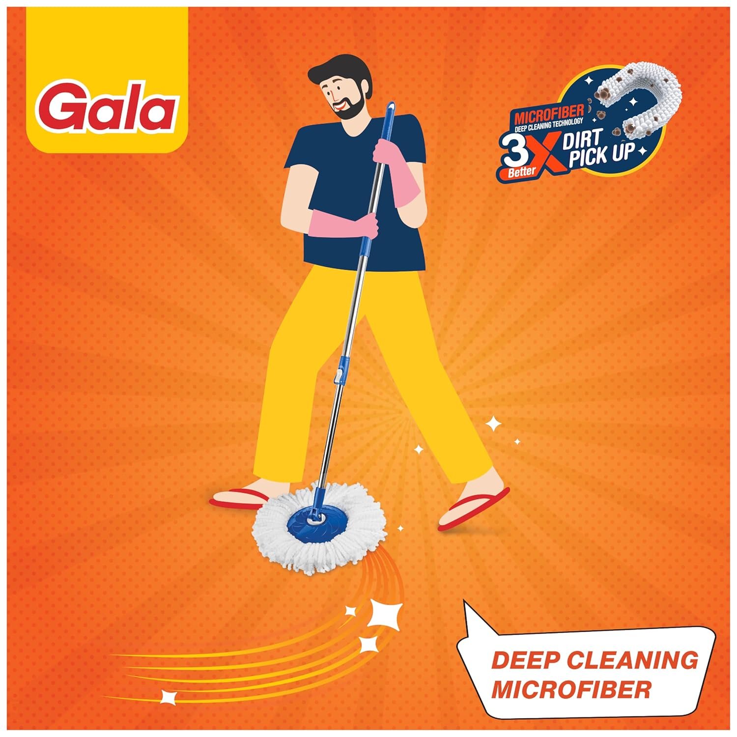 Gala Twin Bucket Spin Mop